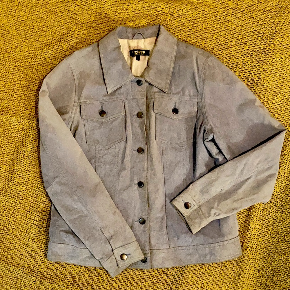 Twiggy London suede jacket